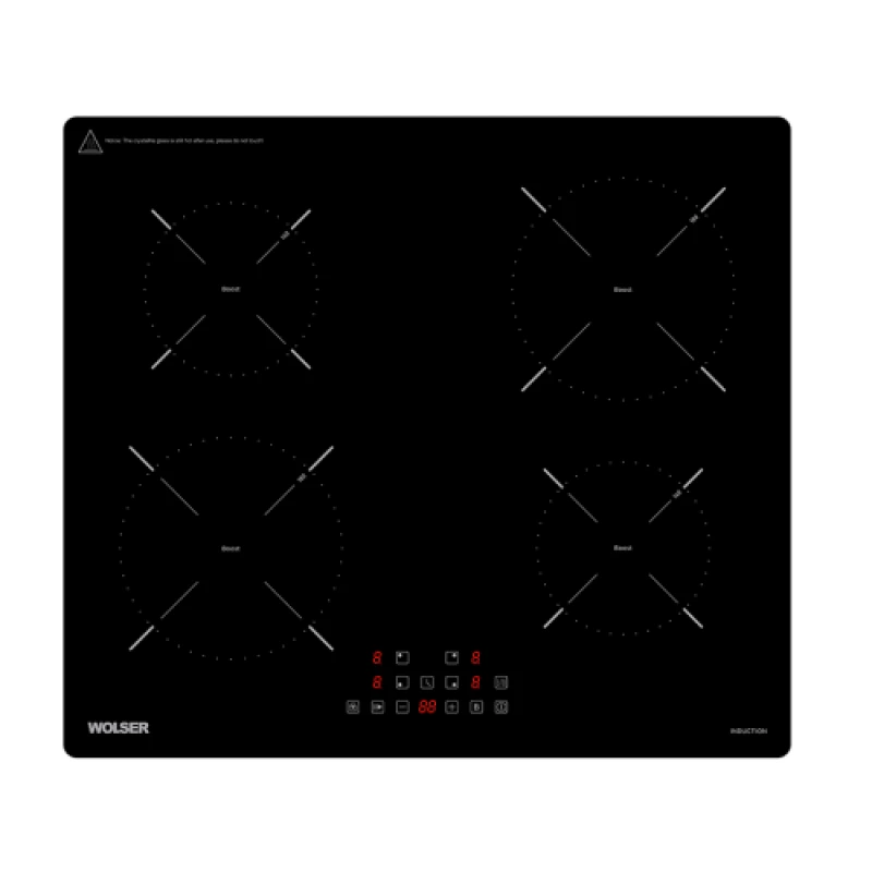 Plita incorporabila cu inductie WOLSER WL-CH 605 BL, Black