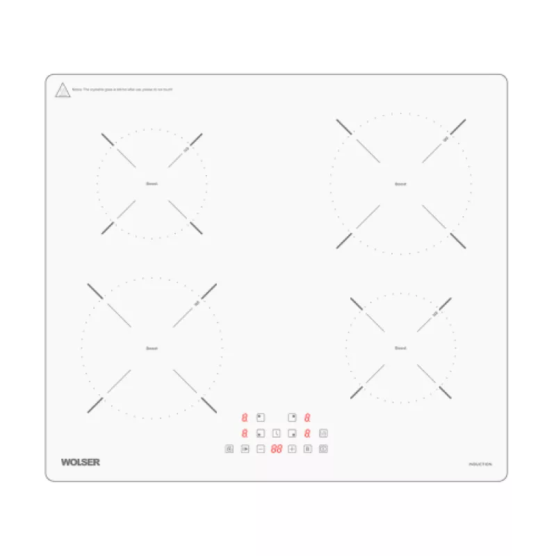 Plita incorporabila cu inductie WOLSER WL-CH 605 WH, White