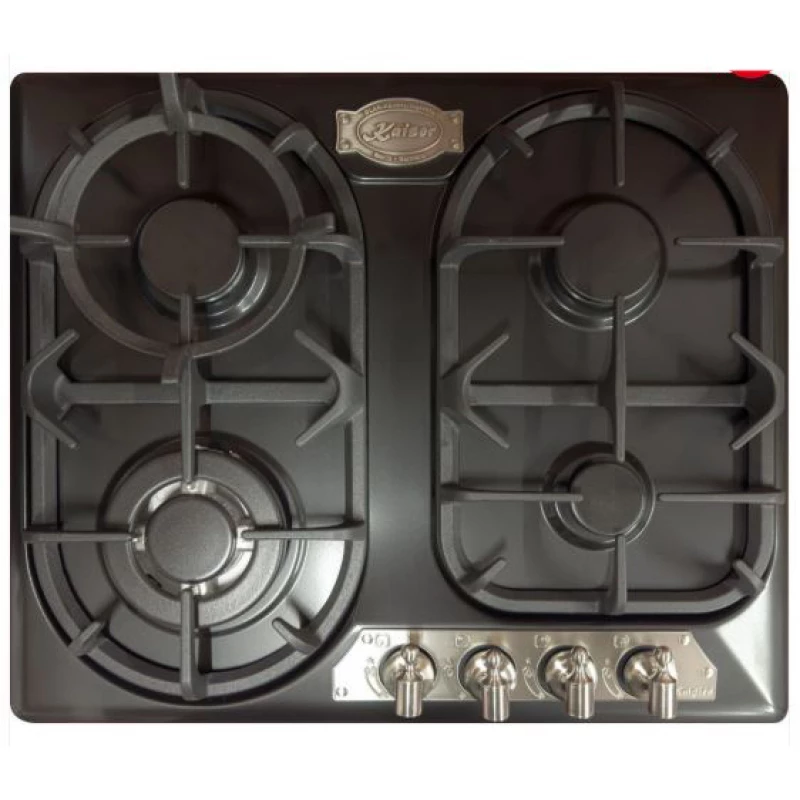 Plita incorporabila cu gaz KAISER KG 6325 Em Sil Turbo, Black