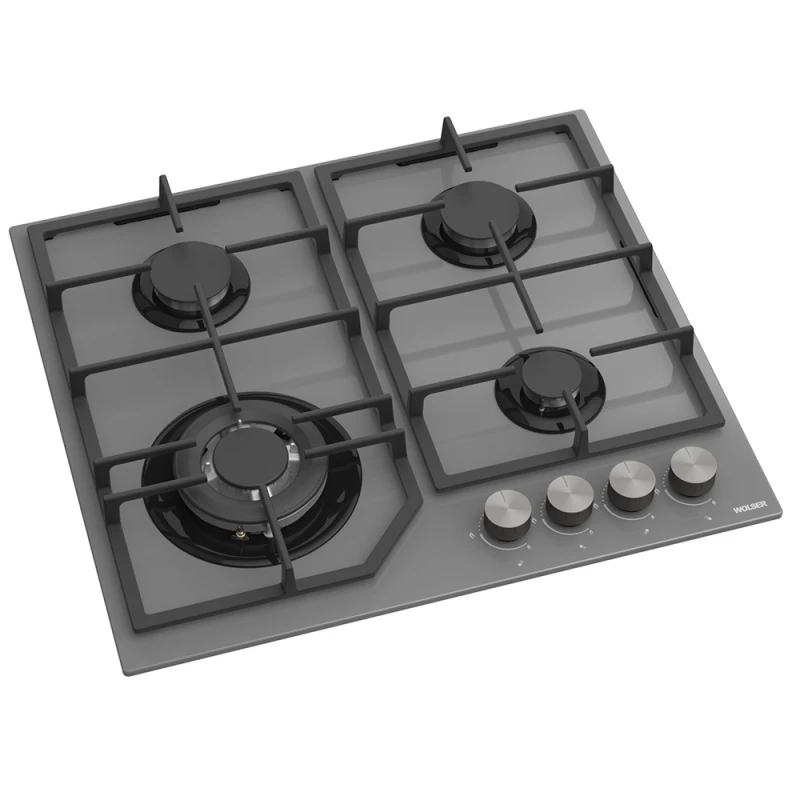 Plita incorporabila cu gaz WOLSER WL- F 6406 TURBO, Grey