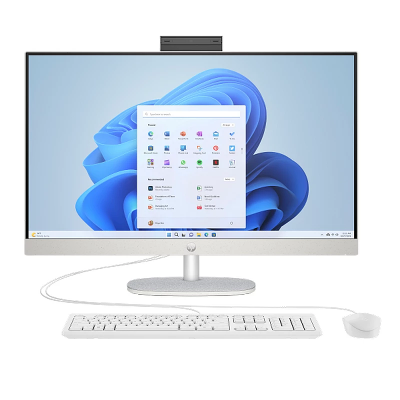 PC All-in-One HP HP AIO 27-cr0045ci Shell White (27" FHD IPS Core i5-1335U 1.3-4.6GHz, 16GB, 512GB SSD, Wireless KB&MS, FreeDOS)
