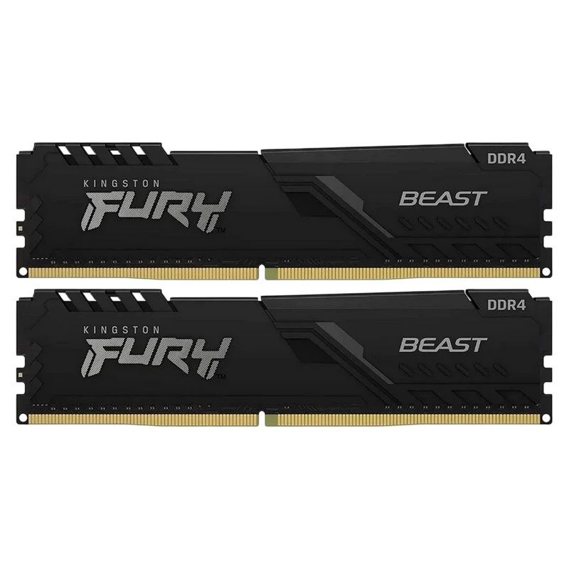 Модуль памяти KINGSTON Kingston FURY Beast, 32ГБ (2x16ГБ) DDR4-3200MГц