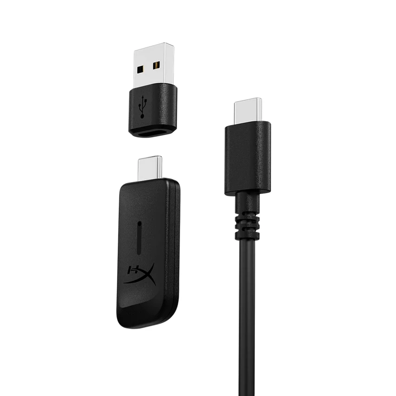 Игровые наушники HyperX Gaming Wireless Headset HyperX Cloud III S, 53mm driver, 20-20k Hz, 64 Ohm, 112db, 346g, 120h, DTS, On-earcup control, Detachable Mic, 2.4Ghz, Black