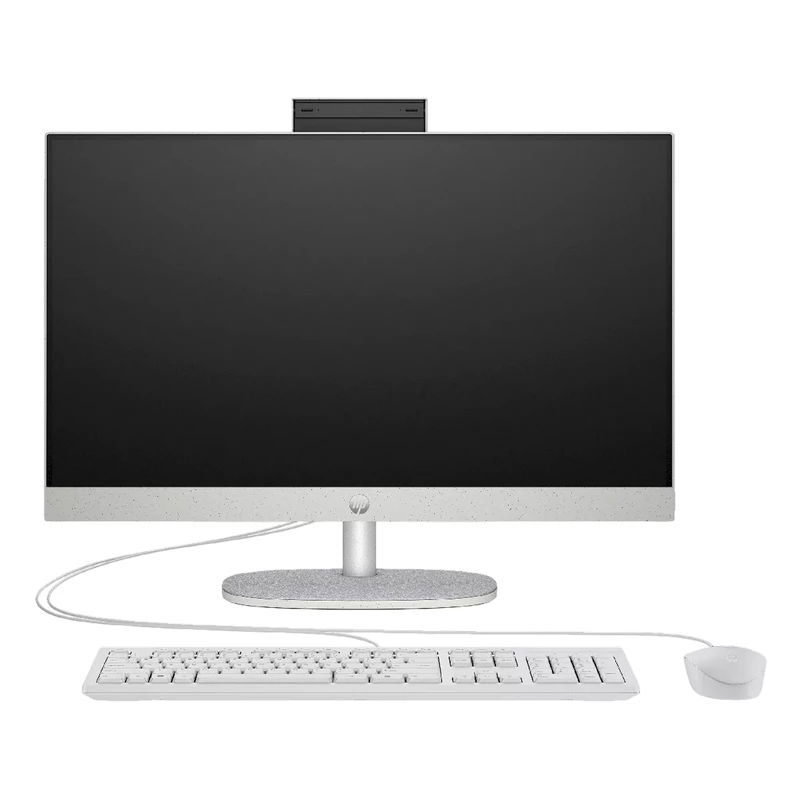 PC All-in-One HP HP AIO 24-cr0072ci Shell White (23,8" FHD IPS Ryzen 5 7520U 2.8-4.3GHz, 16GB, 512GB, wired KB&MS, Free DOS)