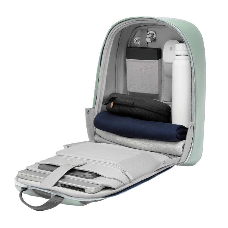 Рюкзак для ноутбука XD-Design Backpack Bobby Edge, anti-theft, P706.2507 for Laptop 15.6" & City Bags, Iceberg Green