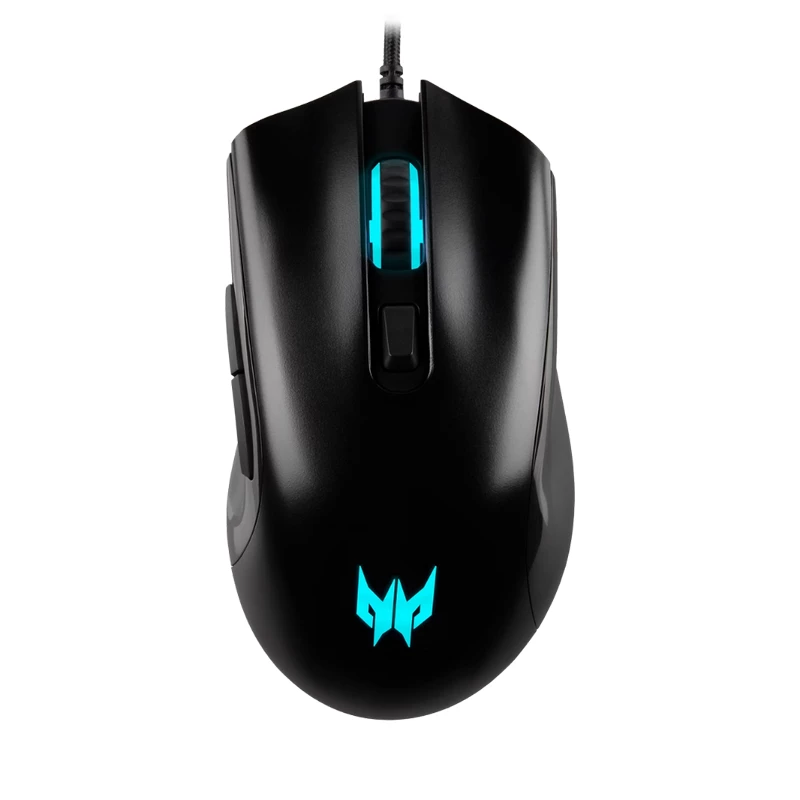Gaming Mouse ACER Gaming Mouse ACER Predator Cestus 333, Up to 16 000dpi, 6 Buttons, 100g, Report Rate: 1000Hz, Rgb logo illumination, 1.8m, USB, Black