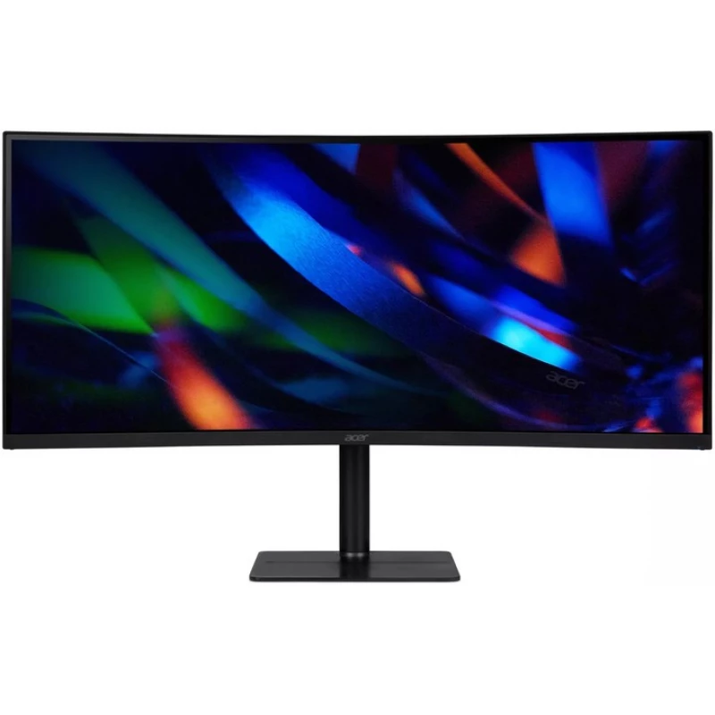 Monitor ACER 34.0” ACER IPS LED CZ342CUR Curved ZeroFrame Black/Silver (1ms, 21:9,100M:1, 300cd, 3440 x 1440, 178°/178°, 100Hz Refresh Rate, HDMI, DisplayPort, USB-C (Data, Video, Power), Speakers 2 x 3W, VESA) [UM.CC2EE.H01]