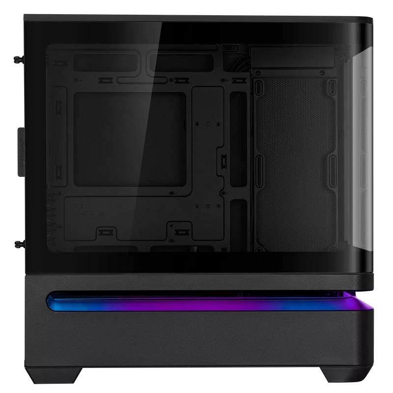 Корпус без БП ASUS PRIME AP202 TG ARGB, Black, (mATX)