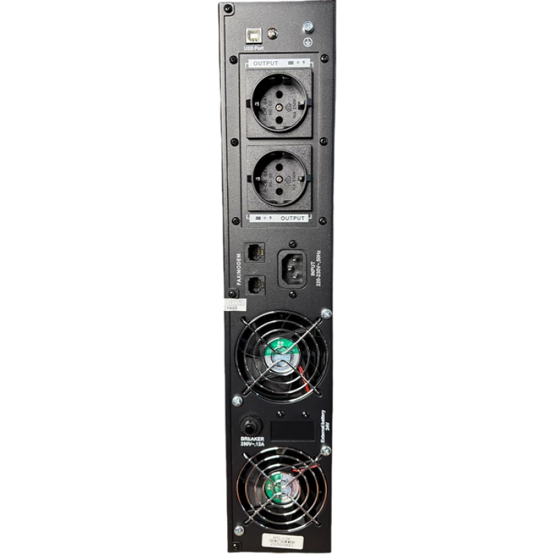 UPS Ultra Power UPS  Ultra Power RTL-1.5K 1500VA/1200W, Rackmount, Pure Sine Wave, LCD, AVR, USB, RJ11/RJ45, 2*Schuko sockets, metal case