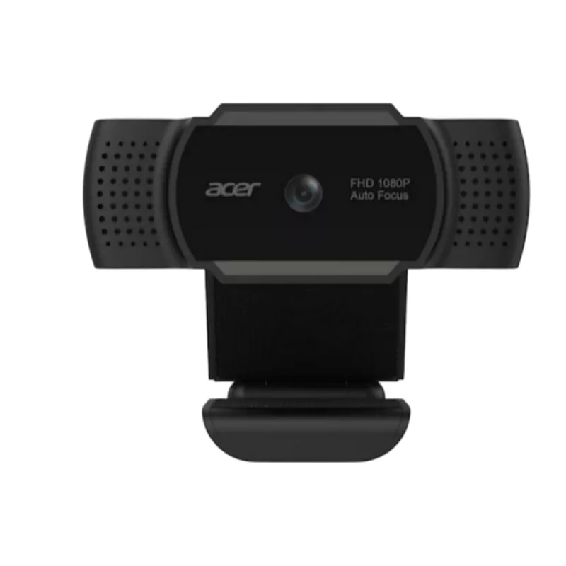 Web camera ACER Camera ACER Webcam FHD, 2 MP, 90° Wide Angle, Auto noise reduction, Automatic Focus, USB Cover, USB, Black