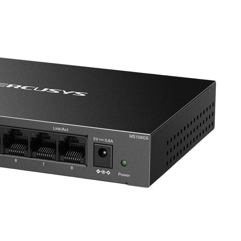 Коммутатор сетевой MERCUSYS .8-port 10/100/1000Mbps Desktop Switch  MERCUSYS "MS108GS", Steel Case