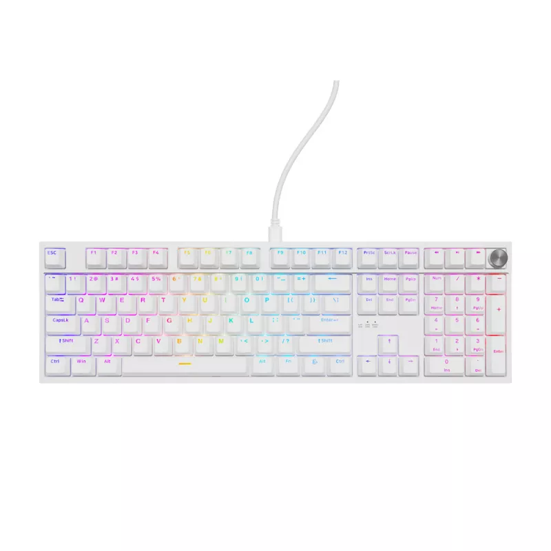 Gaming keyboard Genesis Thor 404 US, White