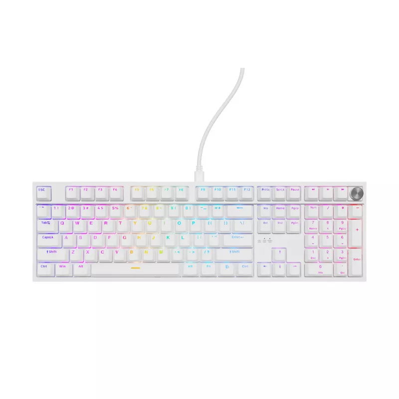 Gaming keyboard Genesis Thor 404 US, White