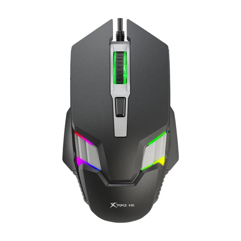 Игровая мышь Xtrike Xtrike Me Mouse Gaming  GM-110 Wired,  Elite RGB, Black/Grey/Red/Blue