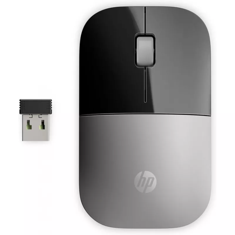 Mouse wireless HP HP Wireless Mouse Z3700 Silver - 2.4 GHz Wireless Connection, 1 x  AA Battery, 1200 Dpi Optical Sensor.