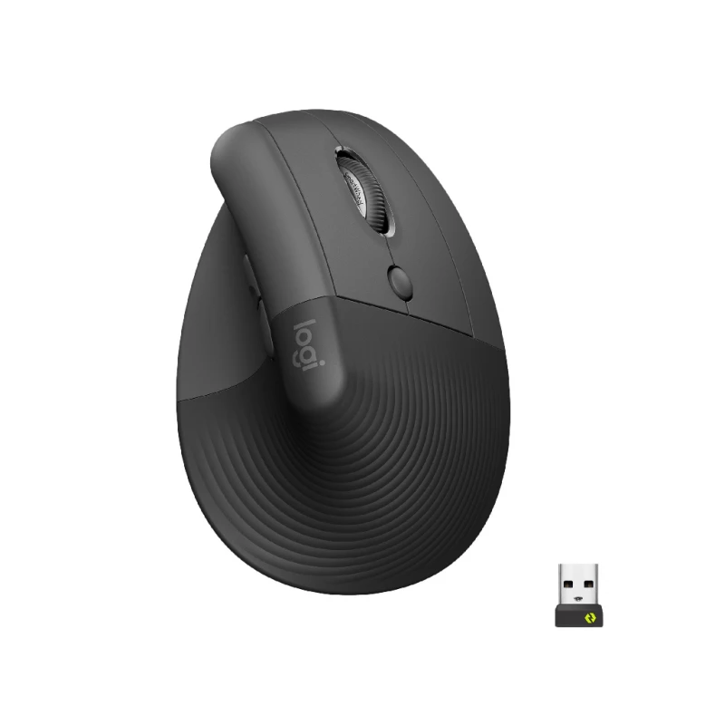 Mouse wireless LOGITECH Wireless Logitech Lift Vertical Ergonomic Mouse Graphite LO 910-006479