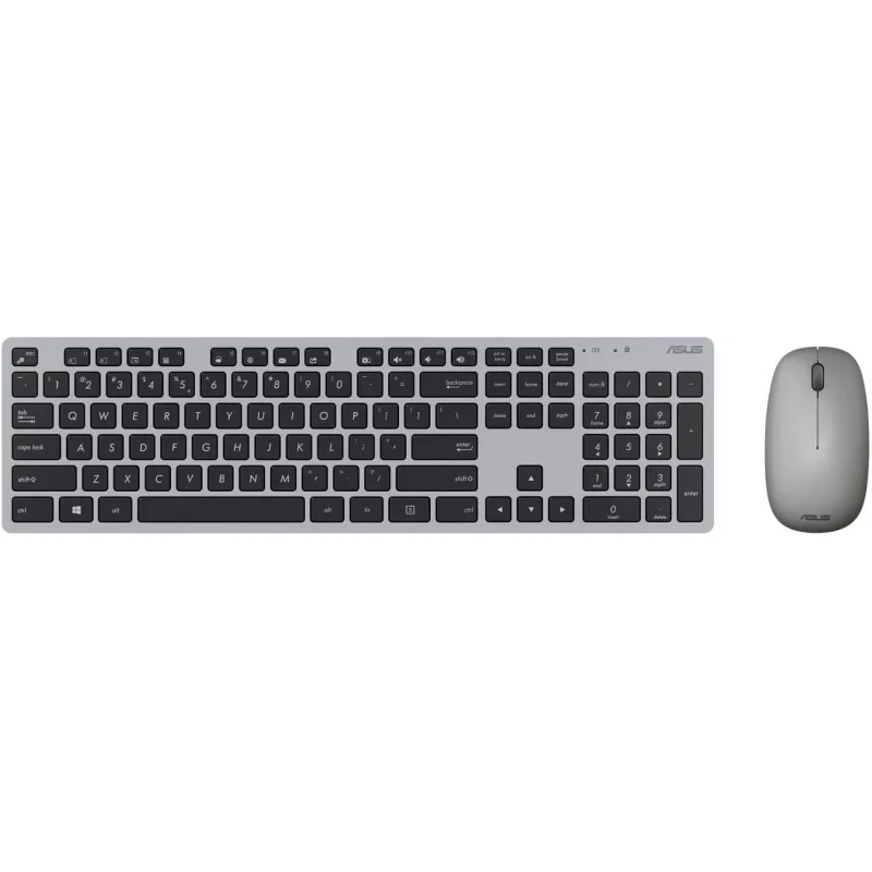 Комплект (клавиатура+мышь) ASUS W5000, Grey