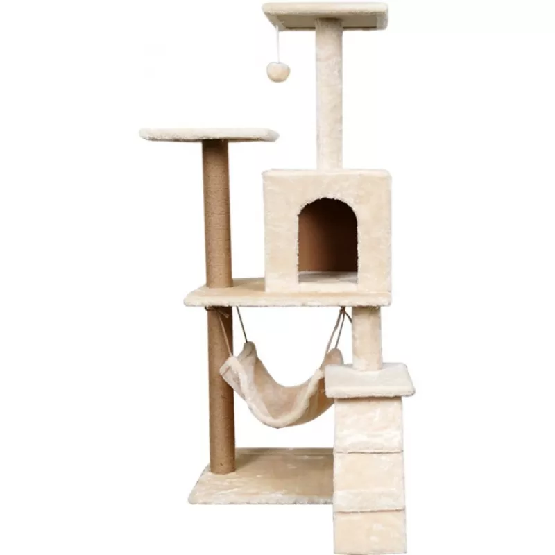 Ansamblu de joaca pentru pisici Cat Tree Когтеточка для кошек 4Life AT59 Beige