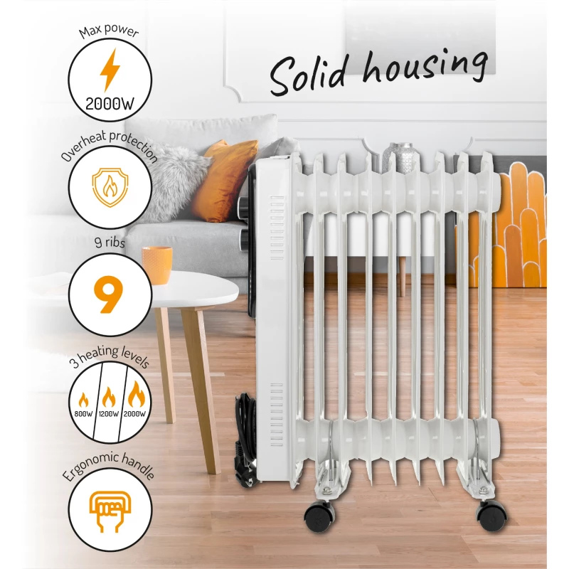 Radiator cu ulei ADLER Масляный обогреватель Adler AD-7816