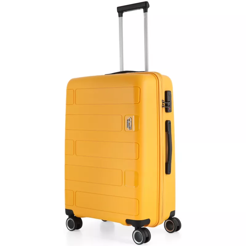 None CCS Комплект чемоданов CCS 5236 Set Yellow
