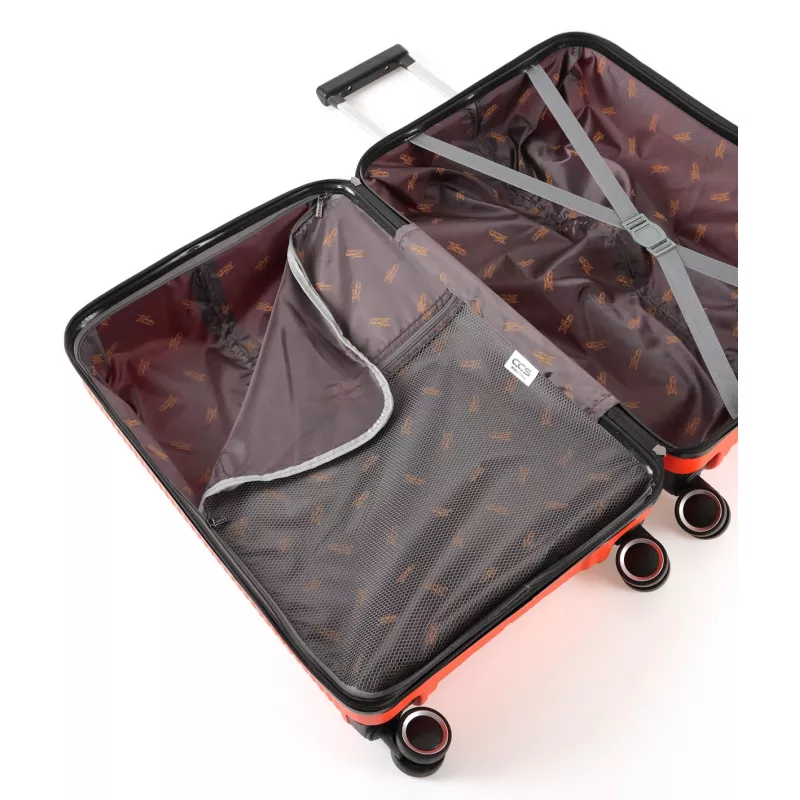 Valiza CCS Чемодан CCS 5224 L Orange