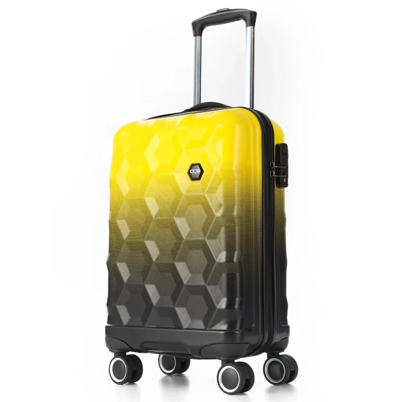 Valiza CCS Чемодан CCS 5226 S Black/Yellow