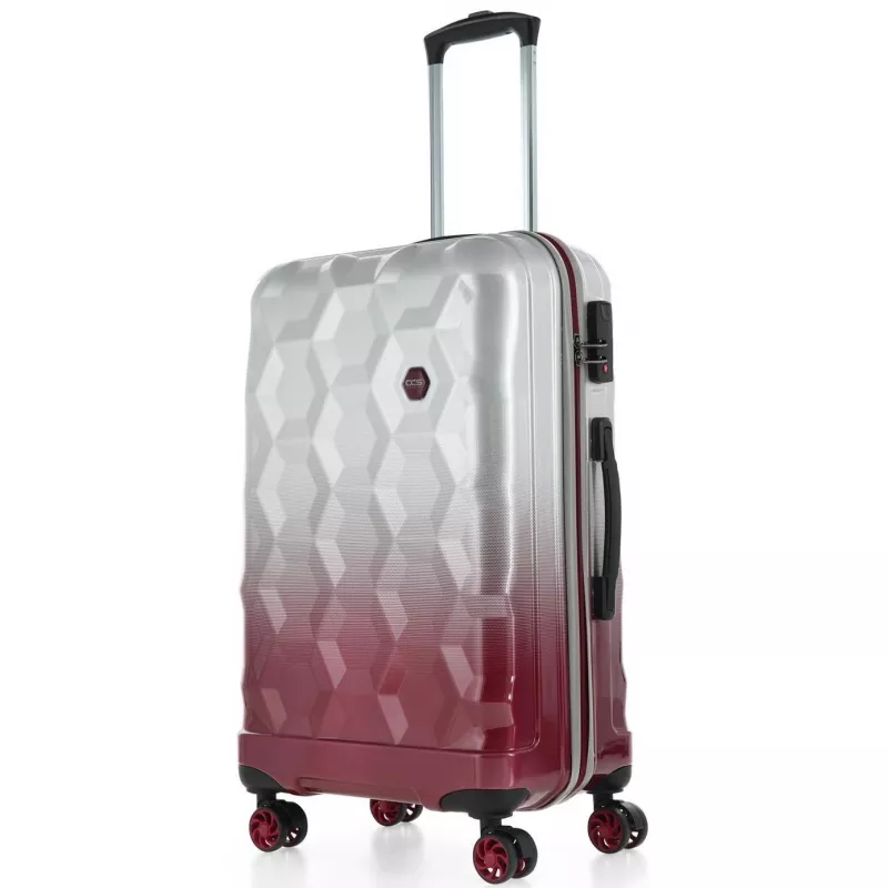 Valiza CCS Чемодан CCS 5226 S Grey/Burgundy