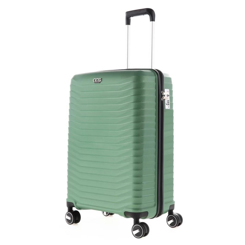 Valiza CCS Чемодан CCS 5235 M Metalic Green