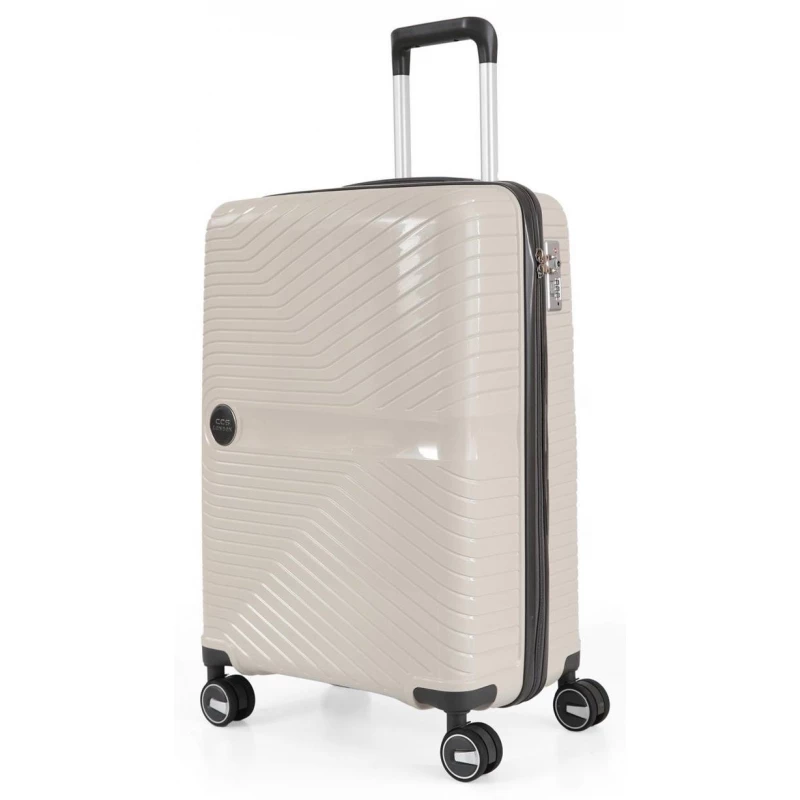 Valiza CCS Чемодан CCS 5239 S White/Antrasite