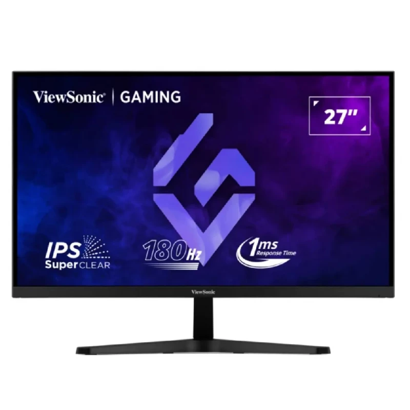 Monitor VIEWSONIC 27.0” VIEWSONIC IPS LED VX27G1-HD Black (1ms, 1000:1, 300cd, 1920x1080, 178°/178°, 2 x HDMI2.0, DisplayPort, HDR10, Refresh Rate up to 180Hz, HDR10, Console Mode 120Hz, FreeSync Premium Pro / NVIDIA G-Sync, Audio Line-out, VESA) VX27G1-HD
