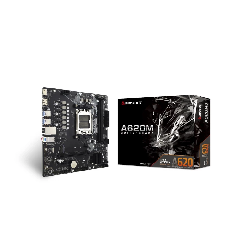 Placa de baza BIOSTAR A620MS, (AM5/AMD A620)