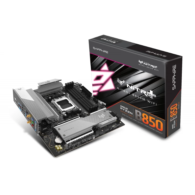 Placa de baza SAPPHIRE NITRO+ B850M WIFI, (AM5/AMD B850)