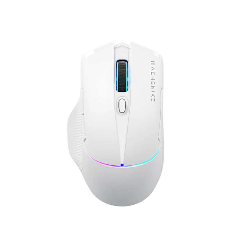 Gaming Mouse Machenike Wireless Machenike L8 Pro Tri-Mode White RGB Mouse, 26000DPI, PAW3395, 83g L8 Pro
