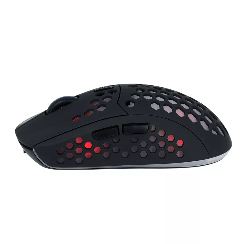 Gaming Mouse GEIL Gaming Wireless Mouse GMB MUSG-RAGNAR-WRX500, 800-1600 dpi, 6 buttons, RGB, 400mAh, 87g., Black