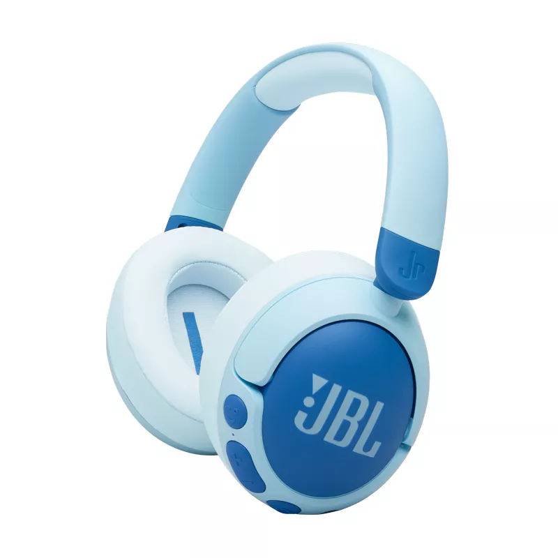 Casti cu fir si microfon JBL Headphones  Bluetooth JBL JR470NC, Kids On-ear, Blue