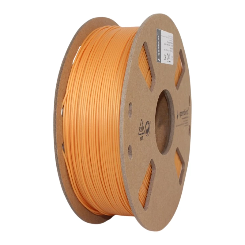 Filament GEMBIRD PLA+ 1.75 mm, Gold Filament, 1 kg, Gembird 3DP-PLA+1.75-02-GL