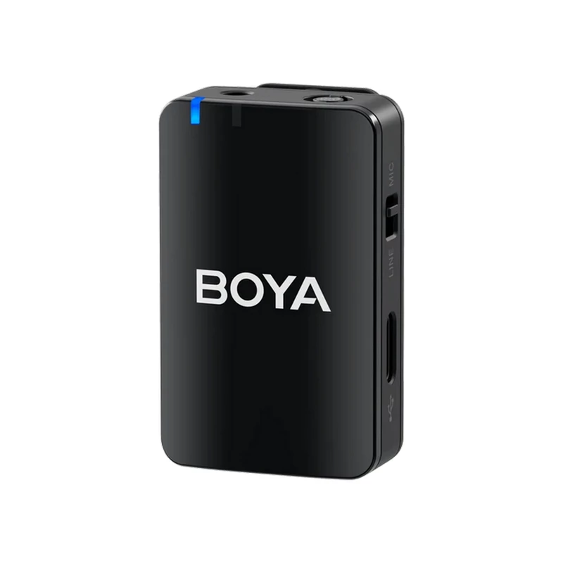 Microfon Boya Microphone Wireless Boya BOYAMIC 3in1 (2 mic), Black