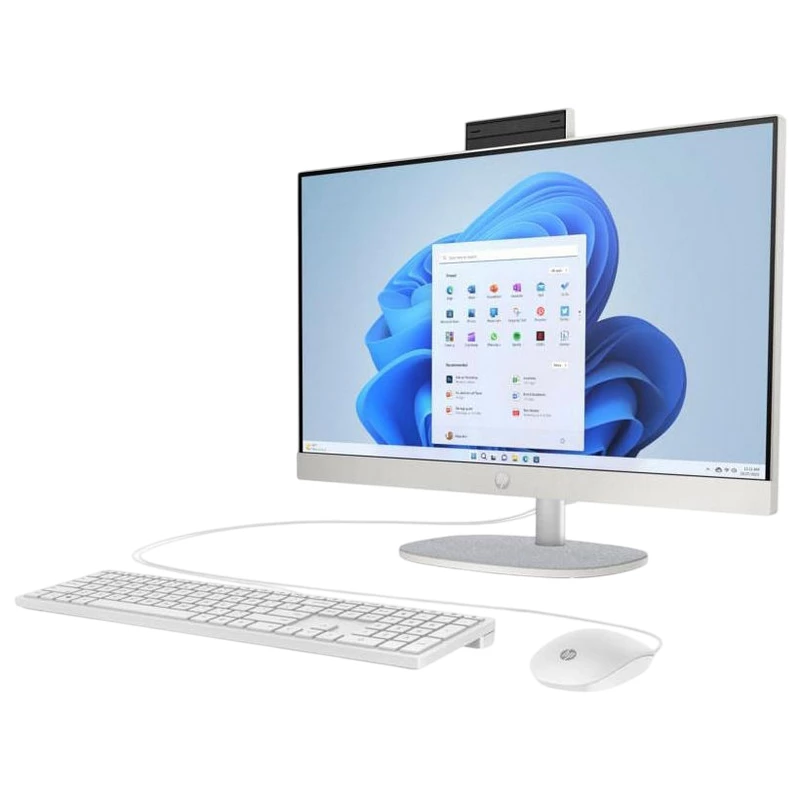 PC All-in-One HP HP AIO 27-cr1060ci Shell White (27" FHD IPS Core Ultra 5 125U 1.7-4.8GHz, 16GB, 512GB SSD, Wired KB&MS, FreeDOS)