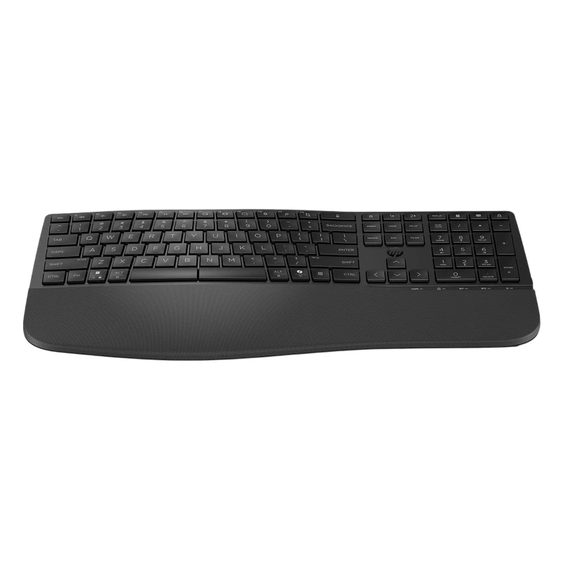 Kit (keyboard+mouse) HP Wireless Keyboard HP 680 Multi-device, Full size; 3-zone layout, Copilot; Dictation, 2.4GHz/BT, 2xAA, EN/RU, Black