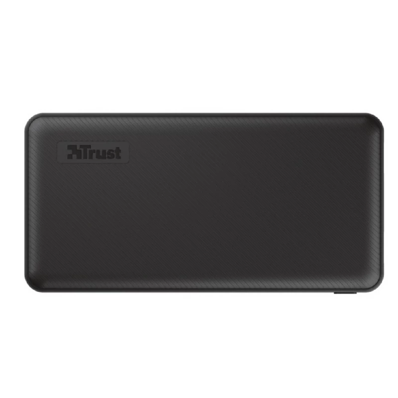 Baterie externa universala TRUST 20000mAh Power bank - Trust Primo Eco, Black, Fast-charge with maximum speed via USB-C (15W) or USB-A (12W). Charging speed varies between devices TR_24676