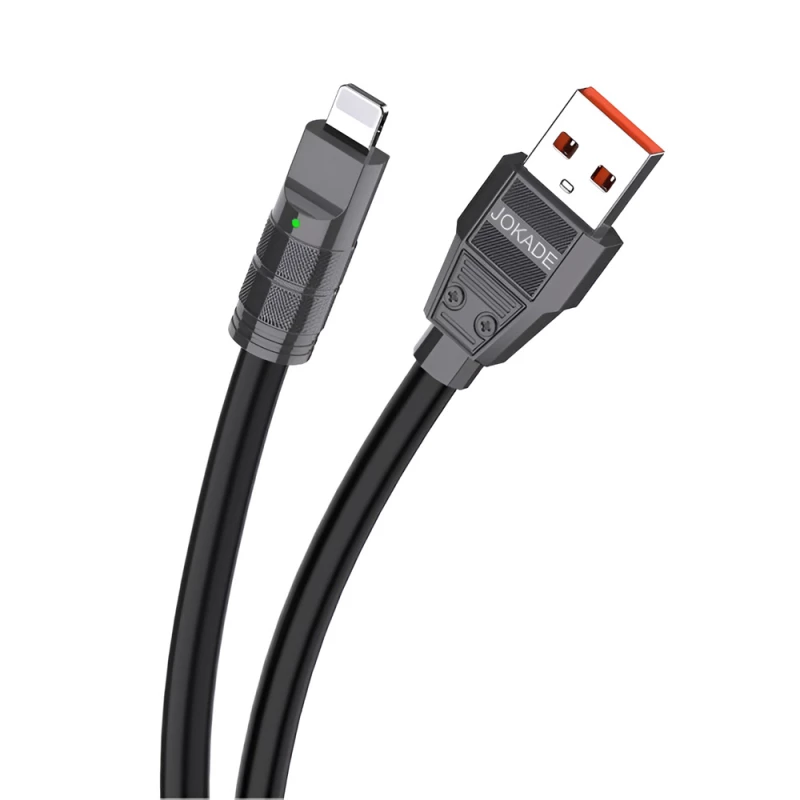 Cablu Jokade Jokade Cable USB-A to Lightning 5A 1M JA026, Black
