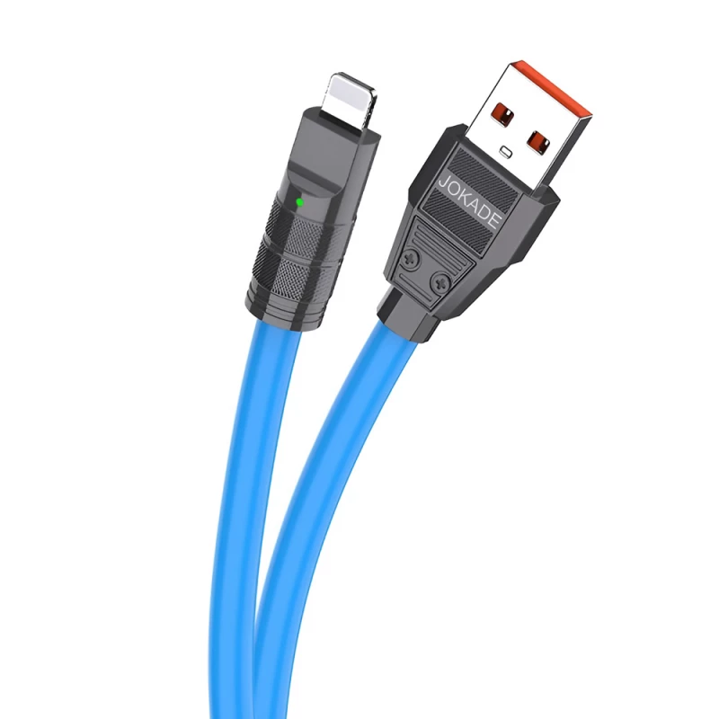 Cablu Jokade Jokade Cable USB-A to Lightning 5A 1M JA026, Blue