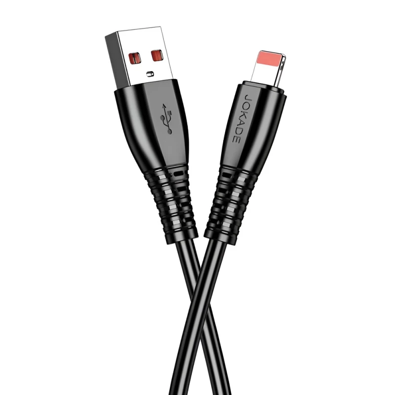 Cablu Jokade Jokade Cable USB-A to Lightning 5A 1M JA043, Black