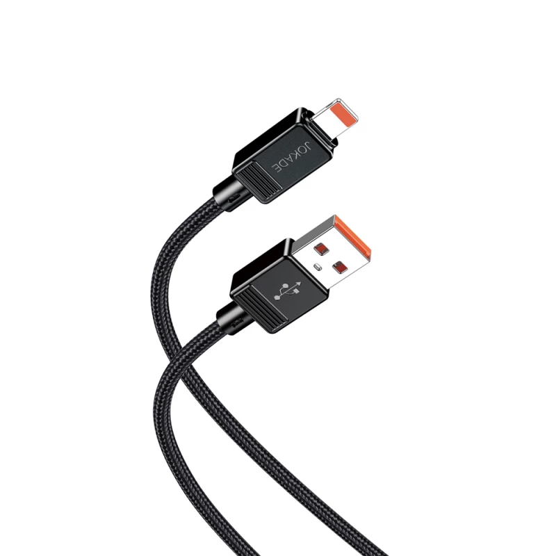 Cablu Jokade Jokade Cable USB-A to Lightning 5A 1m JA050, Black
