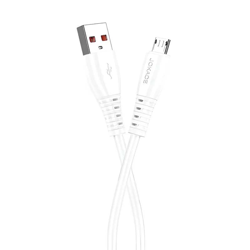 Cablu Jokade Jokade Cable USB-A to Micro-USB 5A 1M JA043, White