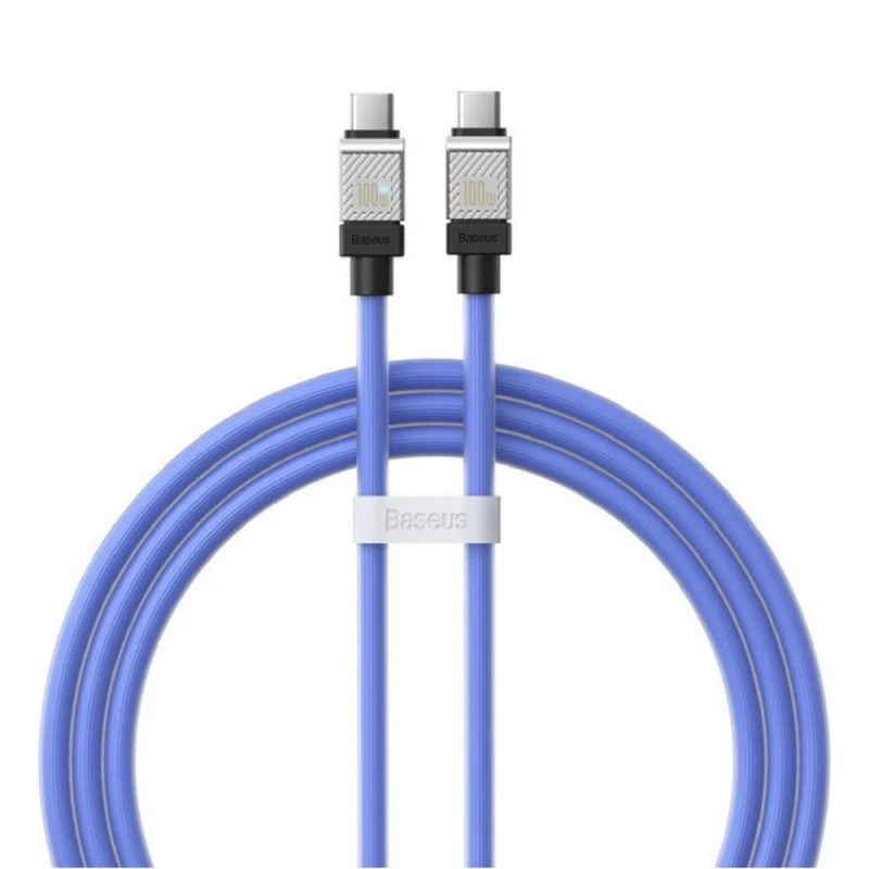 Cablu Baseus Baseus Cable CoolPlay Series USB-A to Type-C 5A 100W 1m, Blue