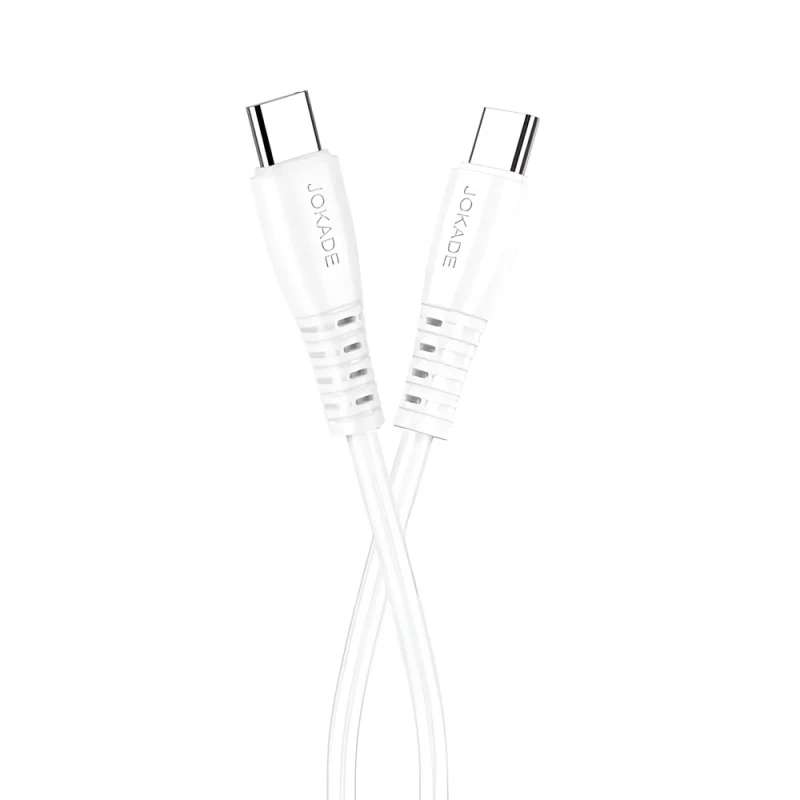 Cablu Jokade Jokade Cable Type-C to Type-C 100W 1M JA043, White