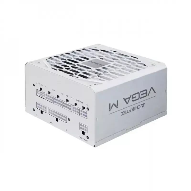 Блок питания ПК CHIEFTEC 850W ATX Power supply Chieftec VEGA M PPG-850-CW White, 850W, 135mm FDB fan, PCIe GEN5 with 80 PLUS Gold, ATX 12V 3.1, EPS12V, Cable management, Active PFC (Power Factor Correction) (sursa de alimentare/блок питания)