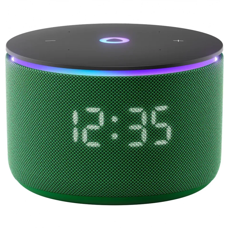 Smart Speaker Yandex Smart Speaker (YNDX-00059GRN)  Yandex Station MINI 3 Pro with Alisa, Green, LED Display, Smart Home Control Center, No Hub Required, Zigbee, Wi-FI-AC + BT5.0, Alisa Assistant built-in, 18W, Sensor buttons, 3 Microphones
