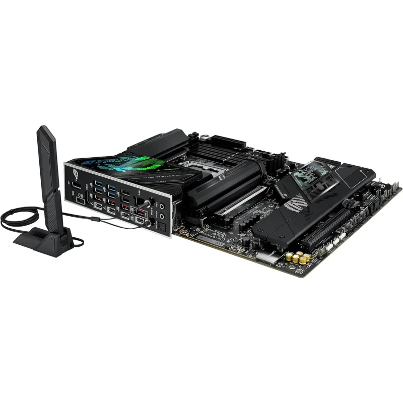 Placa de baza ASUS ASUS ROG STRIX Z890-F GAMING WIFI Intel Z890, LGA1851, Dual DDR5 9066+ MHz, PCIe 5.0 x16, PCIe 4.0 x16, DP/HDMI/2xThunderbolt4, PCIe RAID, SATA RAID, M.2 PCIe 5.0 x4, 4xM.2 slots PCIe 4.0 x4, SB 8-Ch., Wi-Fi 7 802.11be&BT5.4, 2.5Gb Ethernet, Aura